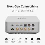 Streaming-Verstärker, 100 W/Ch, HDMI ARC, Space Grey, WiiM Amp Ultra, NEU
