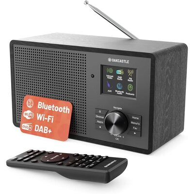 Internetradio mit WLAN, DAB+/FM & Bluetooth,...