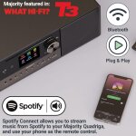 Internetradio, DAB+, CD, BT, eingebauter Subwoofer, Quadriga, schwarz, WIE NEU
