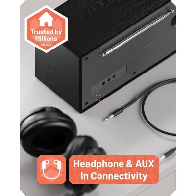Internetradio mit WLAN, DAB+/FM & Bluetooth, Oakcastle IR200, GEPRÜFT - GUT