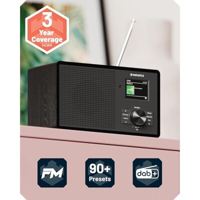 Internetradio mit WLAN, DAB+/FM & Bluetooth, Oakcastle IR200, GEPRÜFT - GUT