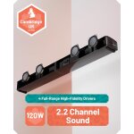 TV Soundbar teilbar Bluetooth, Standard ohne HDMI Kabel,Oakcastle SB80, GEPRÜFT