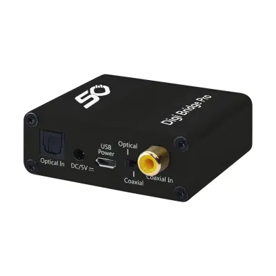 DAC Digital-Analog Wandler 24bit 192kHz Toslink Koax...