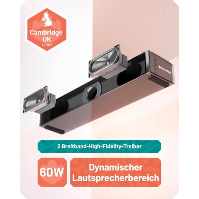 Soundbar TV Lautsprecher, Klein, ARC,BT, Oakcastle SB40, UNVOLLSTÄNDIG