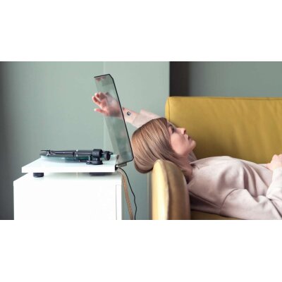 Plattenspieler Weiss, Pro-Ject T1 Evo BT, aptX HD OM10...