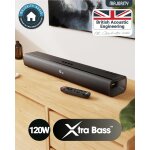 Soundbar für TV Geräte, HDMI ARC, Integ. Sub, BT, Majority NAGA60, opt. Mangel