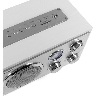 Radio weiß, UKW/MW, USB, SD & AUX, Holzgehäuse, Blaupunkt RXN 19 , ELEKTRONIKFEHLER
