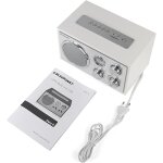 Radio weiß, UKW/MW, USB, SD & AUX, Holzgehäuse, Blaupunkt RXN 19 , ELEKTRONIKFEHLER