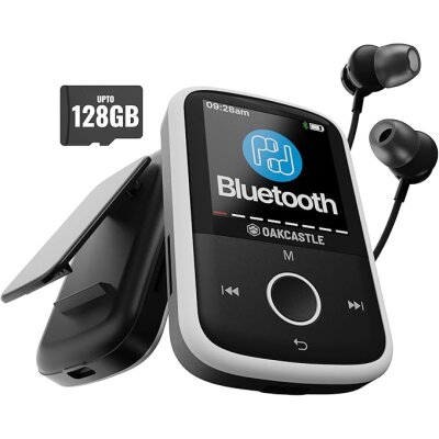 MP3 Player Bluetooth 16GB Clip Sport microSD, Akku,...