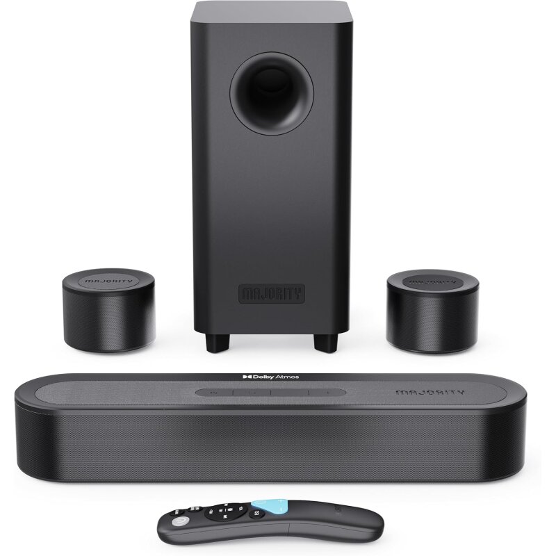 Dolby Atmos Soundbar für TV Geräte,Majority Bowfell Halo ATMOS Dolby,HDMI,GEPRÜFT