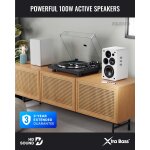 Lautsprecher 1 Paar, Aktiv, HDMI, Phono, BT, Majority D100X Weiß, GEPRÜFT - GUT