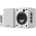 kleine Aktiv Desktop Lautsprecher 1 Paar BT HDMI ARC USB, Majority D50X Weiß, GEPRÜFT