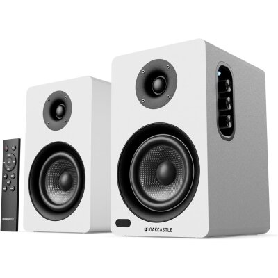 Regal Lautsprecher Aktiv HDMI, BT, Paar Oakcastle BK100...