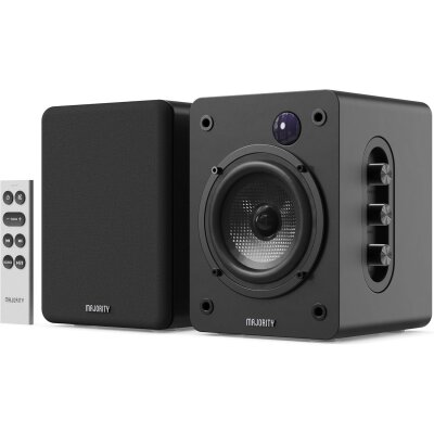 Lautsprecher Aktiv 1 Paar klein,BT,HDMI, PC Majority D50X...