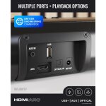 Soundbar Subwoofer 2.1 HDMI ARC Bluetooth USB, Majority NAGA 60 Plus, GEPRÜFT