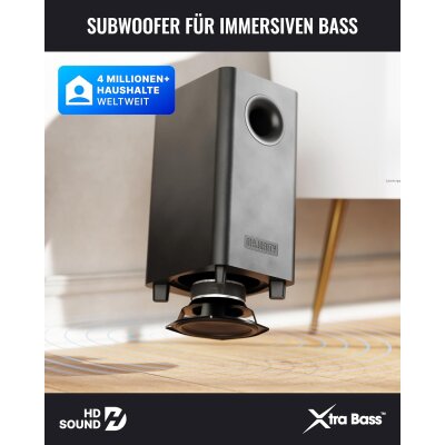 Soundbar Subwoofer 5.1 Surround HDMI ARC Bluetooth...