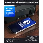 Soundbar Subwoofer 5.1 Surround HDMI ARC Bluetooth – Bowfell Halo Dolby,GEPRÜFT