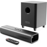 Subwoofer HDMI Soundbar für TV Geräte, 2.1 Sound, Majority NAGA40 PLUS, GEPRÜFT