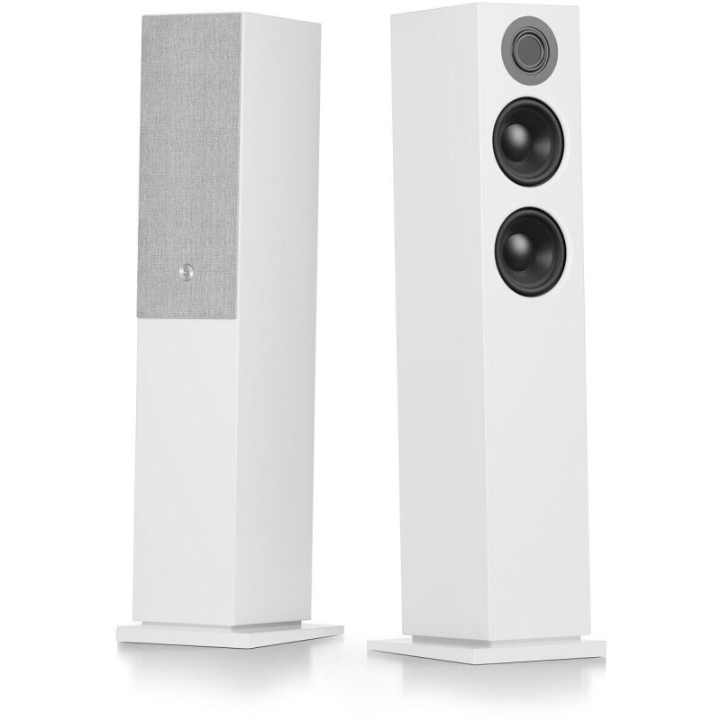 Aktiv Standlautsprecher Audio Pro A48W, 1 Paar, weiß,WLAN HDMI ARC Bluetooth,NEU