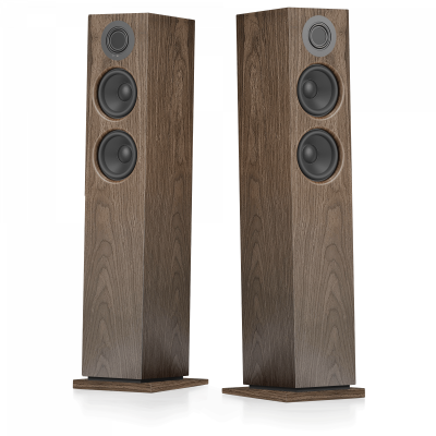 Aktiv Standlautsprecher Audio Pro A48W, 1 Paar,Walnuss...