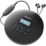 CD Player, Discman, Bluetooth, MP3 | Oakcastle CD100, tragbar, Schwarz, GEPRÜFT