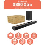 TV Soundbar 2.1 Subwoofer HDMI ARC Bluetooth, Oakcastle SB80 Xtra GEPRÜFT