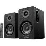Regal Lautsprecher Aktiv HDMI, BT, Paar Oakcastle BK100 Schwarz GEPRÜFT