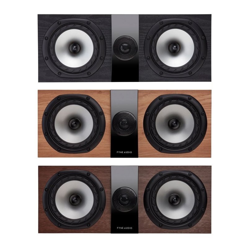 Center Lautsprecher 2-Wege 90dB Heimkino, Schwarz – Fyne Audio F300C NEU