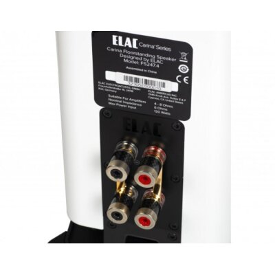 Standlautsprecher Schwarz, ELAC Carina FS247.4, 1 Paar, 2,5-Wege JET Prinzip NEU