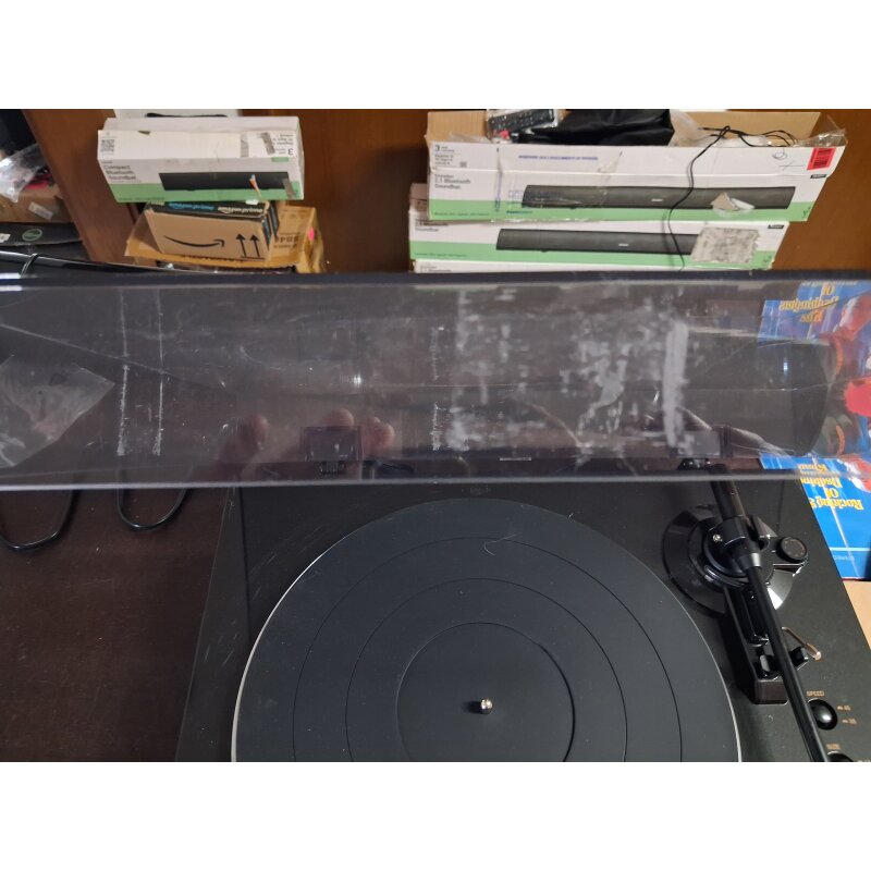 Vollautomat Plattenspieler, Phono, Denon DP-300F, schwarz, BESCHÄDIGT #2