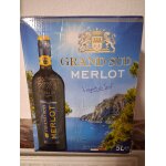 Merlot Rotwein, trocken, 14%, Bag-in-Box 5L, Grand Sud, NEU