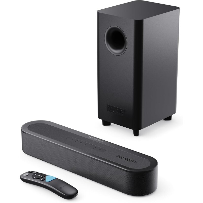 Soundbar Atmos+Wireless Subwoofer 2.1, Majority Bowfell Axis Atmos,GEPRÜFT - GUT