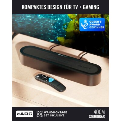 Soundbar Atmos+Wireless Subwoofer 2.1, Majority Bowfell Axis Atmos,GEPRÜFT - GUT