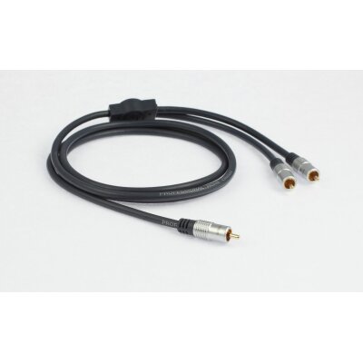 Y-Chinch 3m Subwooferkabel Goldkabel PHC, 1x RCA auf 2x...