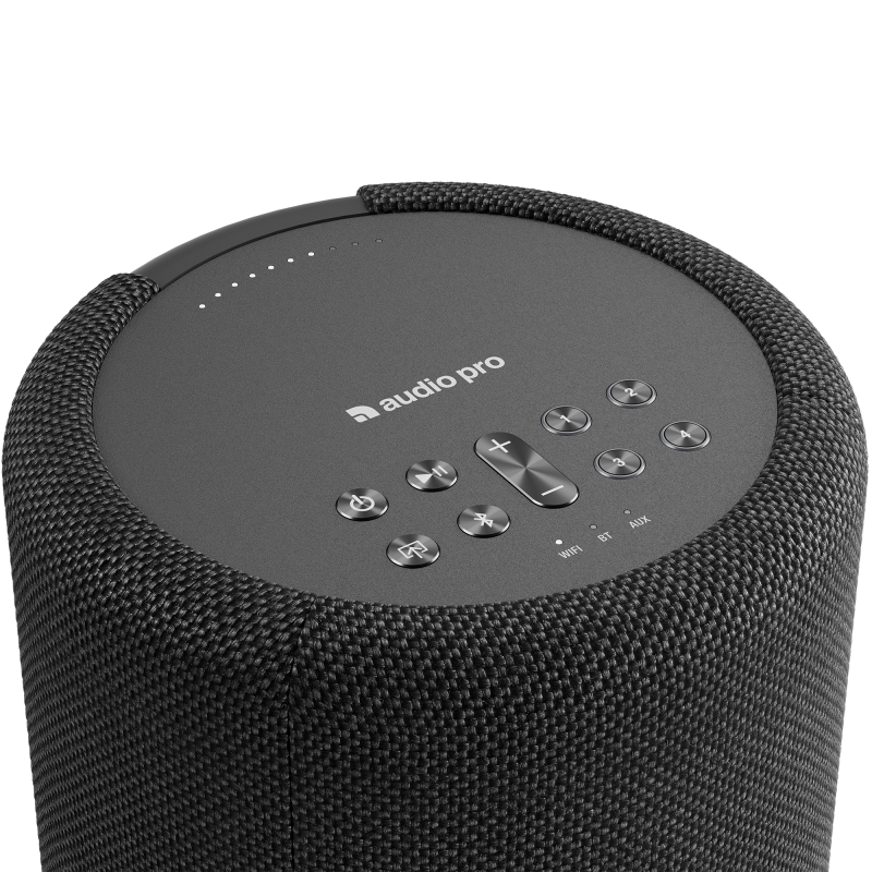 Multiroom Lautsprecher, Audio Pro A10 MkII W, Airplay2, Wireless, schwarz, NEU