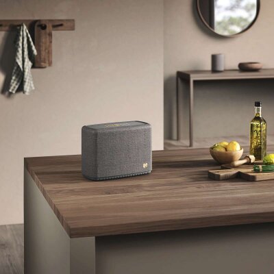 Multiroom Lautsprecher Audio Pro A15 W, 40W, AirPlay 2, IPX2, Dunkelgrau, NEU