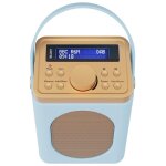Retro Küchenradio DAB, hellblau, Wecker, Majority Little Shelford, WIE NEU