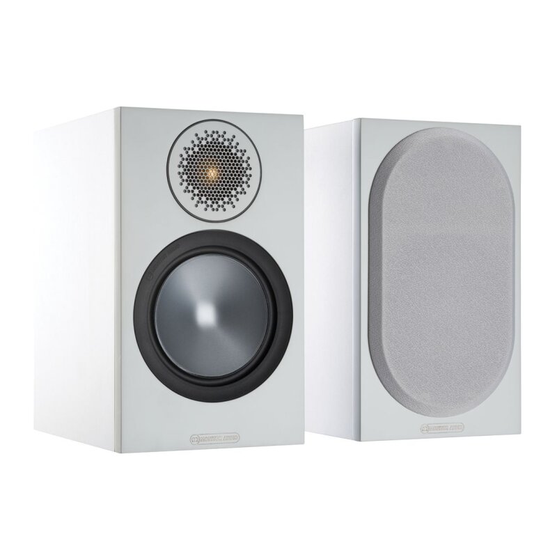Regallautsprecher Paar, Monitor Audio Bronze 50 6G, 2-Wege, Weiß, 80W, WIE NEU