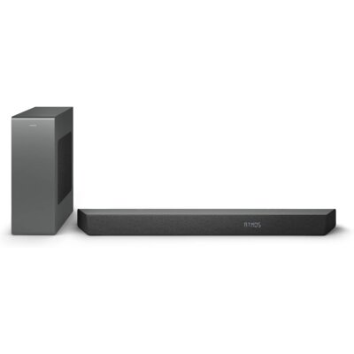 3.1 Soundbar Subwoofer Dolby Atmos HDMI ARC WLAN Philips TAB8507, opt. MANGEL