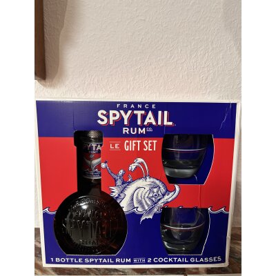 Spytail Cognac Barrel Geschenkset 0,7L 40% + 2...