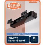 2.1 Soundbar + Sub Oakcastle SB40 Xtra, HDMI ARC Bluetooth 5.4, 90W, WIE NEU