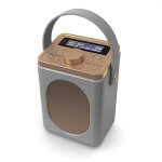 Retro Küchenradio DAB, Grau, Wecker, Majority Little Shelford,GEPRÜFT -  WIE NEU