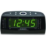 Radiowecker Roberts Chronoplus2-E,Alarm,UKW-Tuner,Großdisplay, Schwarz, WIE NEU