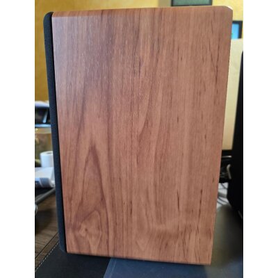 Aktiv Regallautsprecher, Paar,Braun, BT,HDMI, MAJORITY D100,GEPRÜFT - Akzeptabel
