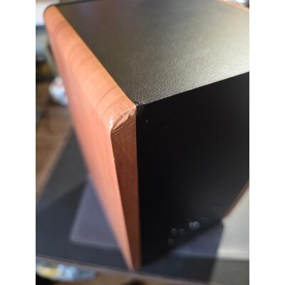 Aktiv Regallautsprecher, Paar,Braun, BT,HDMI, MAJORITY D100,GEPRÜFT - Akzeptabel