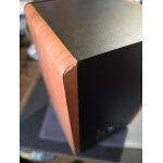 Aktiv Regallautsprecher, Paar,Braun, BT,HDMI, MAJORITY D100,GEPRÜFT - Akzeptabel