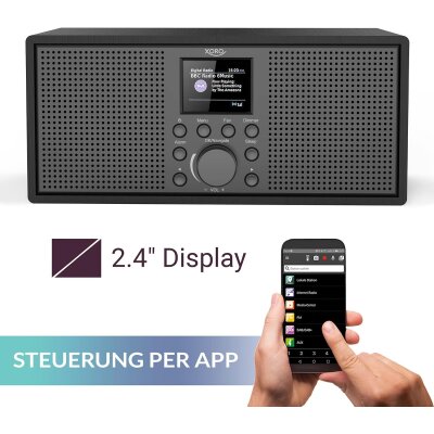 Internetradio WLAN XORO DAB 700 IR, Spotify Bluetooth...