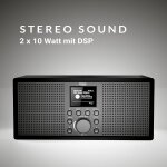 Internetradio WLAN XORO DAB 700 IR, Spotify Bluetooth 2x10W GEPRÜFT NEUTRAL