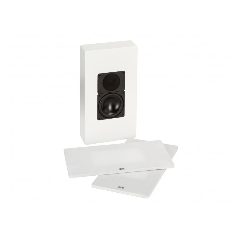 ELAC Wandlautsprecher, Weiß, Stück, WS-1445, flach, On-Wall, 2-Wege, 4Ω, NEU